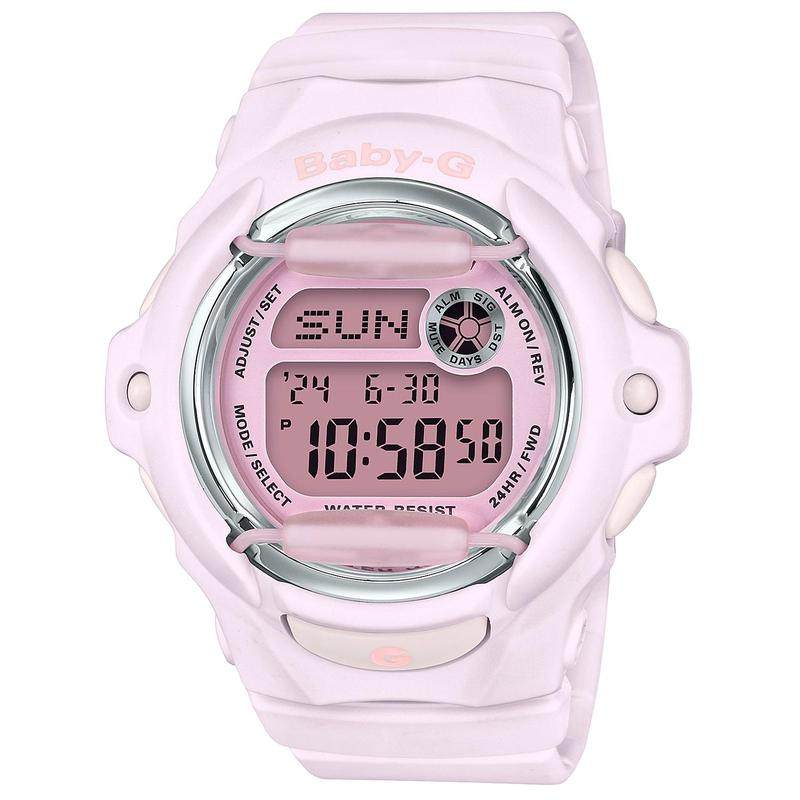 代购G-SHOCK女士腕表闹钟计时背光双时区树脂防水粉色数字运动,手表,日韩腕表,淘宝优惠券,粉丝福利购,淘宝优惠卷