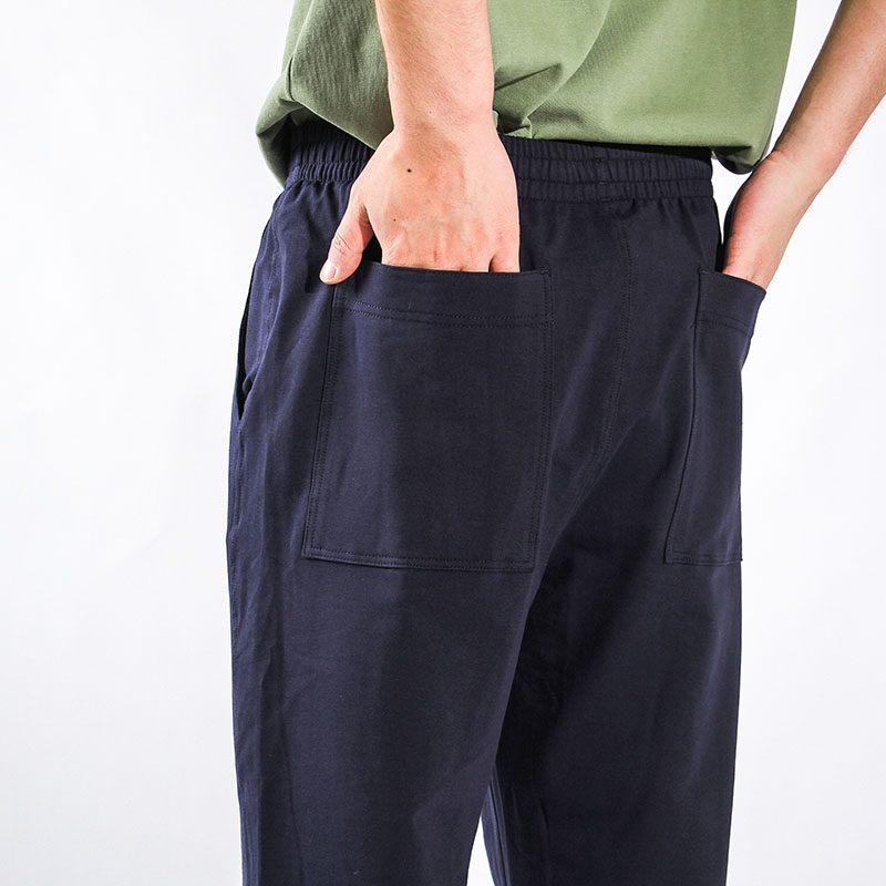 w姚表哥家 这裤版型好 日系基础 水洗宽松简约纯色直筒工装休闲裤