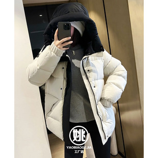 S极寒系列700蓬松度高充绒量 加倍保暖厚款哑光连帽黑武士羽绒服