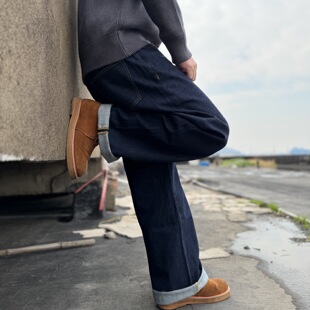 好货不怕晚 仅一批纯正老爹欧美单宽松直筒复古慵懒大码男牛仔裤