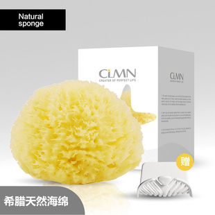 卡琳玛诺（CARLINMANO）天然海绵婴儿洗澡海绵宝宝搓澡新生儿童沐