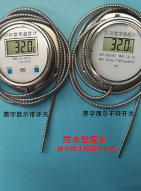 梦茜儿（MEXEMINA）数显温度计带探头WST/DTM-491高精度电子防水