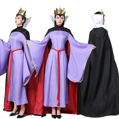 万圣节成人后妈茶话会白雪公主后妈cosplay恶毒皇后继母演出服装
