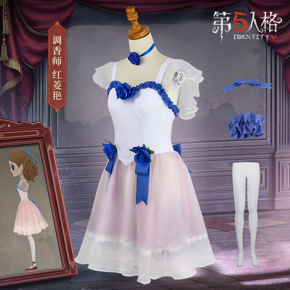 岁千/第五人格cos服调香师红菱艳cosplay成人款礼服装游戏动漫图片