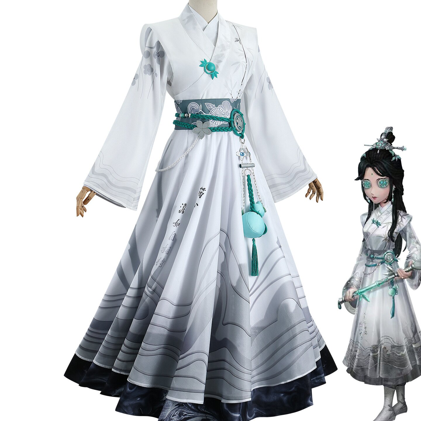 岁千/第五人格cos服 古董商墨韵cos服 中国风二次元游戏角色扮演图片