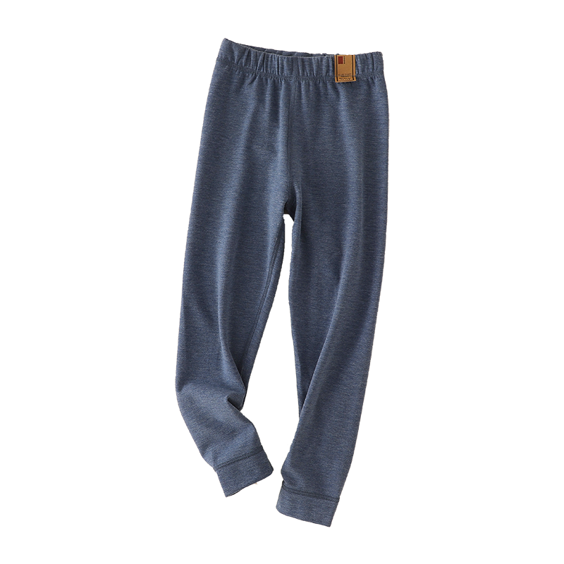 美妙音阶德绒儿童保暖裤男童加绒加厚秋裤女童中大童宝宝棉毛裤子