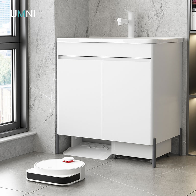 蜂窝铝一体台盆可放扫地机