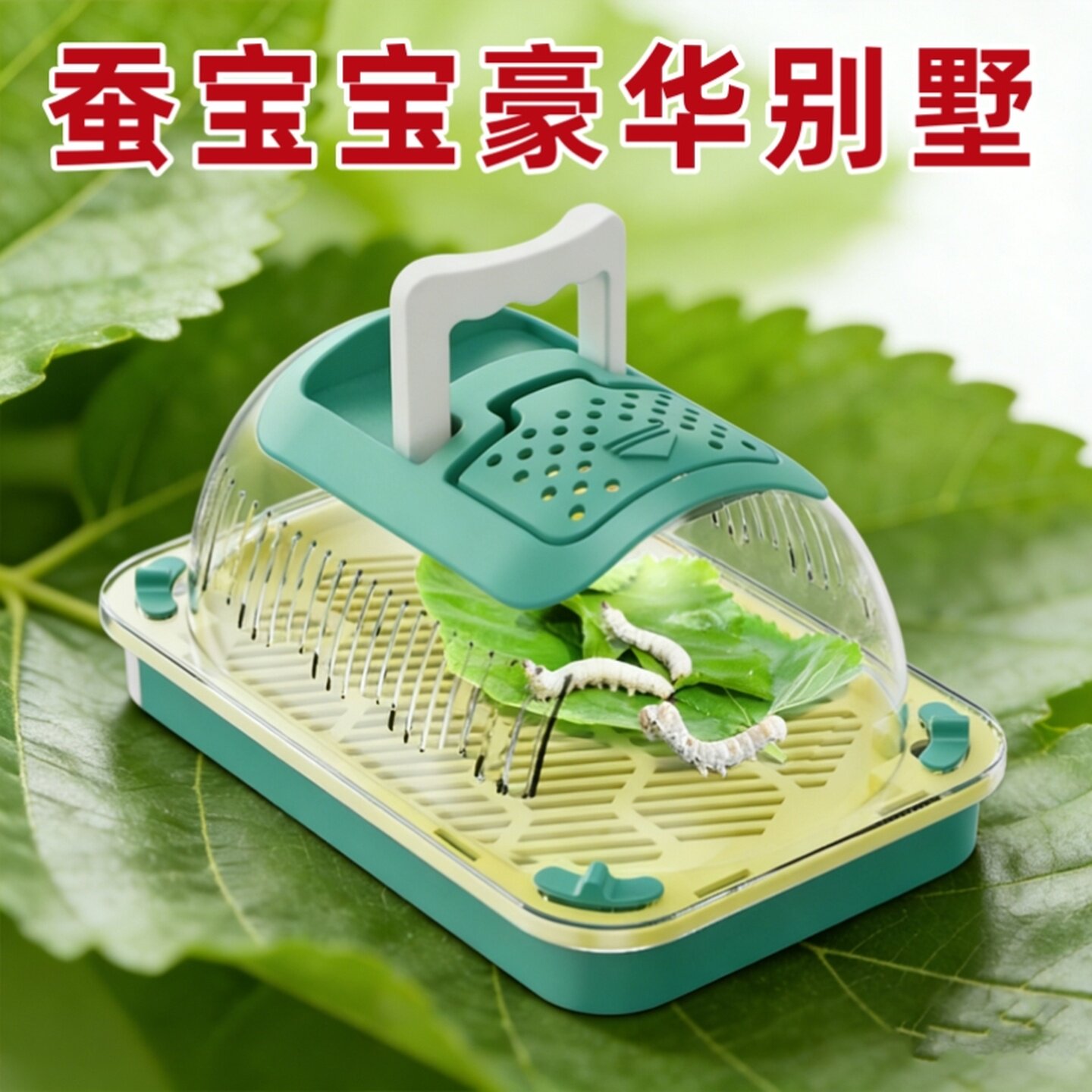 蚕宝宝太空舱豪华别墅养蚕观察箱图片