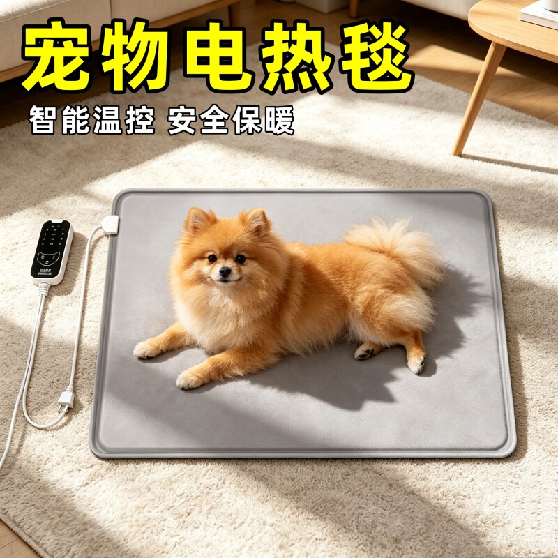 猫狗恒温防水防咬电热毯图片