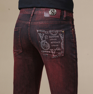 2026新款男士牛仔裤男春夏季薄款高端修身弹力韩版小直筒休闲裤子