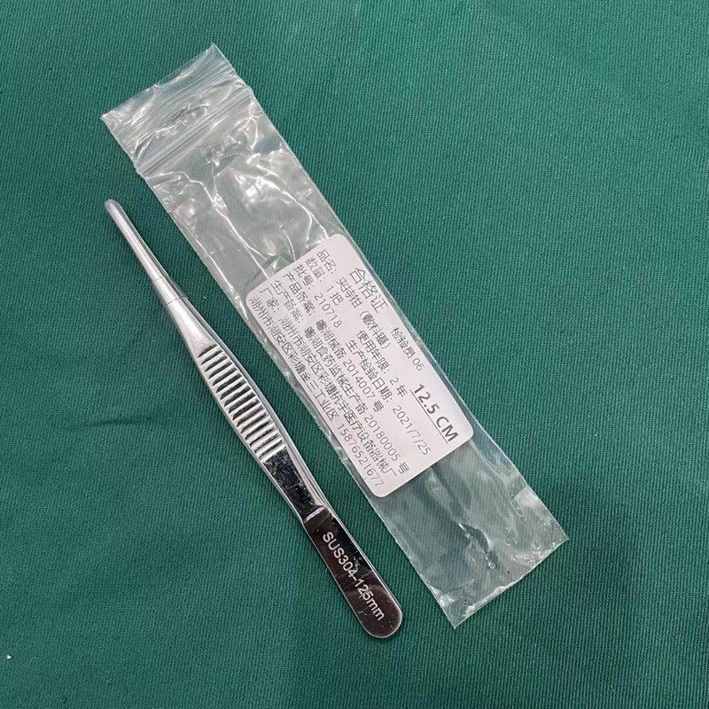 304不锈钢镊子敷料组织镊