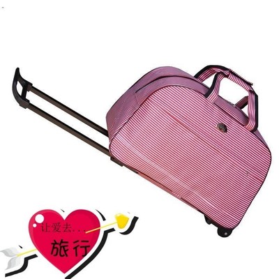 Pull pole bag women's hand luggage bag Korean version