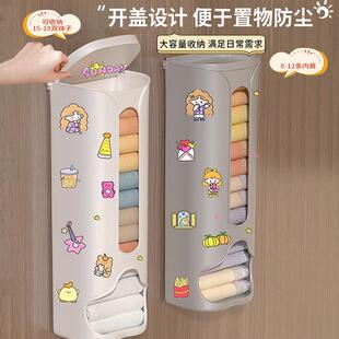 壁挂式收纳盒多功能内衣袜子收纳架衣柜侧面抽拉式放内裤整理神器