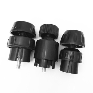 电动升降晾衣架晒被杆上下杆堵头四杆管帽夹封头伸缩手摇三杆配件