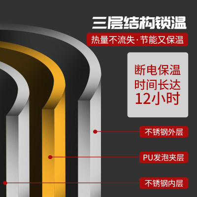 电热烧水大容桶量保温桶蒸煮桶煮粥桶桶商用熬汤电热桶电加热汤桶