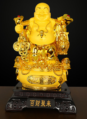 树脂招财客厅办公室弥勒佛