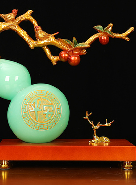 简吟树脂招财中式客厅办公室