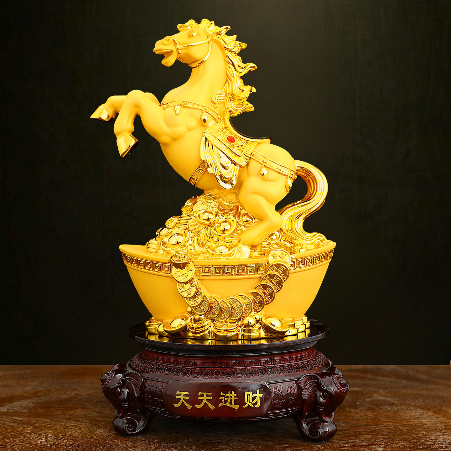 金马摆件招财生肖马家居客厅