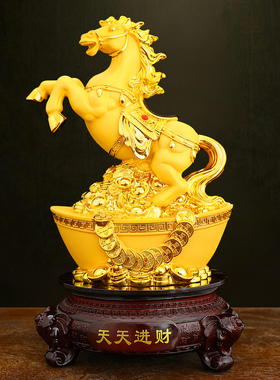 金马摆件招财生肖马家居客厅