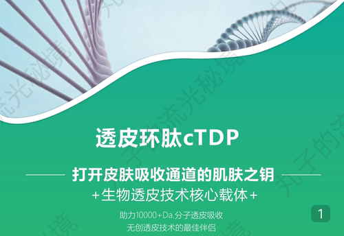 中科大专利研发透皮环肽 温和高效促渗活性 K缞舒缓原料 敏肌可用
