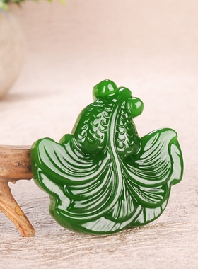 玉石匠和田玉金鱼吊坠金玉满堂鱼挂件玉佩男女时尚款玉项链毛衣链