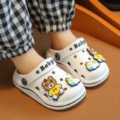 夏季 3岁室内居家洗澡小童女童宝宝拖鞋 男童拖鞋 洞洞鞋 儿童拖鞋