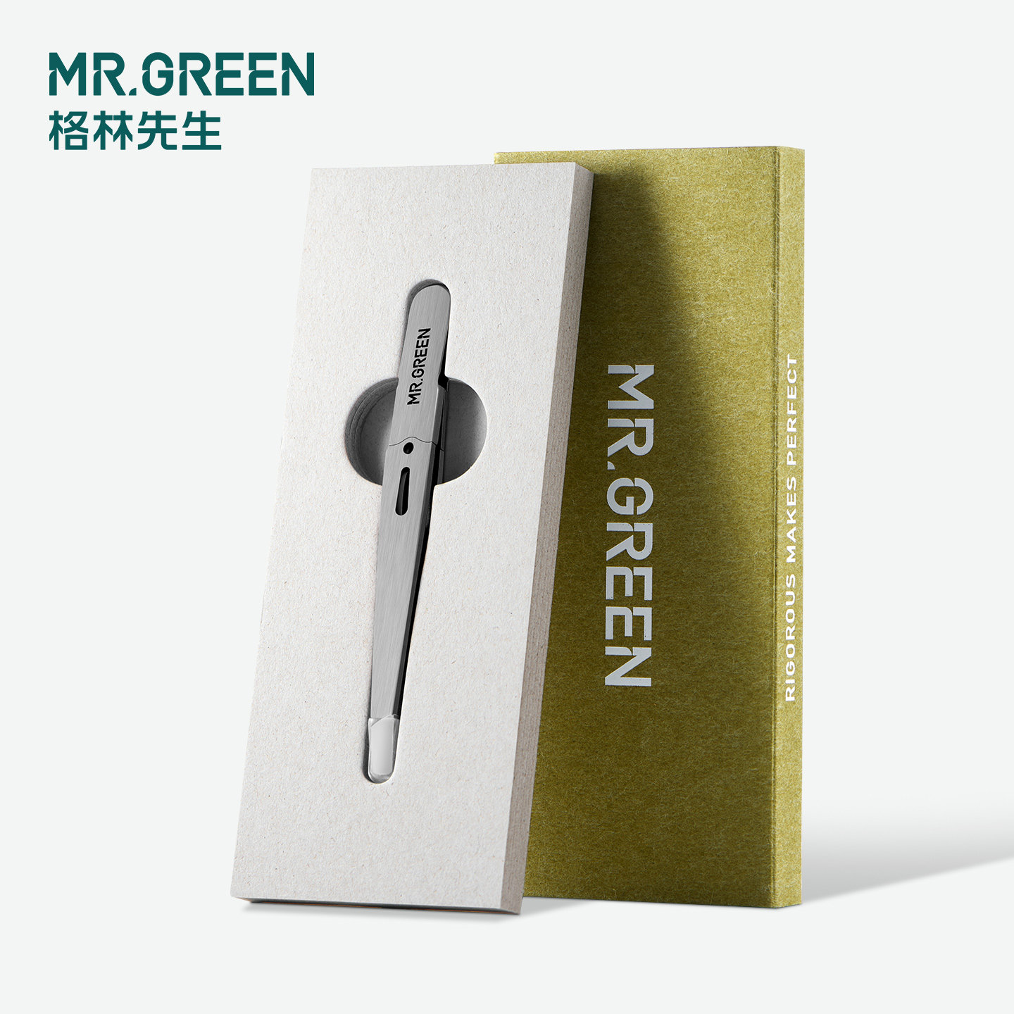 thumbnail for Mr.green German Eyebrow Tweezers Beard Plucking Tool Professional Hair Pluckers Beard Tweezers and Eyebrow Clippers