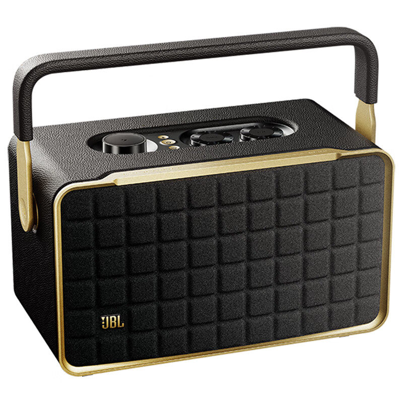 JBL音乐世家300音响蓝牙WiFi无线便携手提低音复古桌面音箱