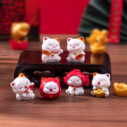 创意迷你治愈系招财猫摆件