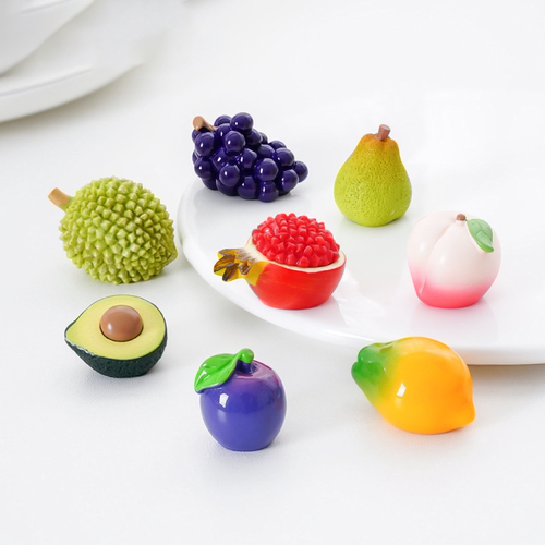 仿真食玩写实荔枝水果萌粒 diy装饰品盲袋挂配件微景观桌面小摆件