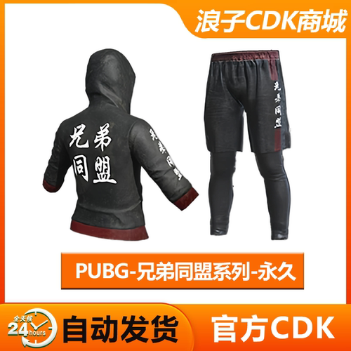 PUBG绝地求生兄弟同盟套装兑换码