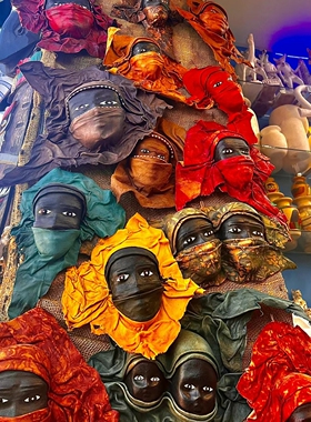 非洲埃及骆驼皮努比亚村面具化妆舞会埃及进口