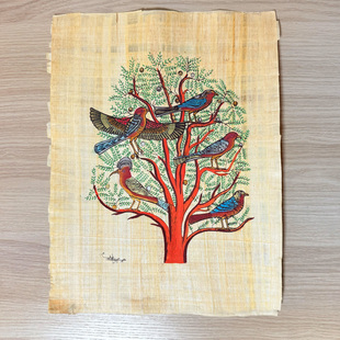 埃及纸莎草画 沙草画树皮画 埃及代购特色纪念品伴手礼
