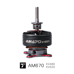AM670 T-MOTOR 像真机 3D 67寸 运动飞机  固定翼无人机 航模电机