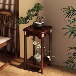 中式花架子客厅落地式置物架多层花台室内绿植花盆景摆放架鱼缸架