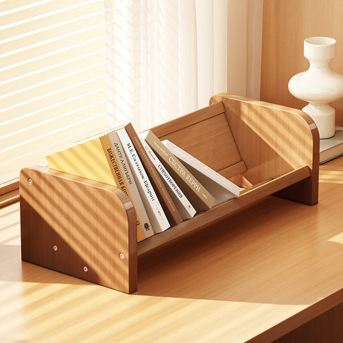 书架桌面置物架飘窗桌上立式实木简易小型办公桌床头书籍窗台书柜