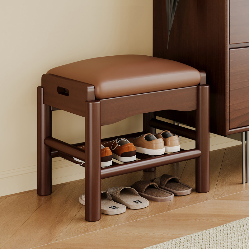 【新品秒杀】家用窄小软包换鞋凳