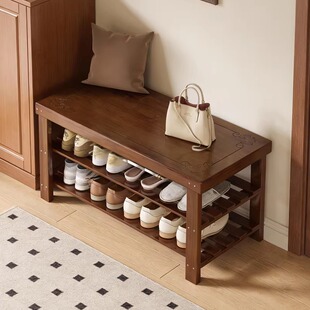 换鞋凳门口家用穿鞋凳入户可坐鞋柜进门高级感2026新款非实木坐凳