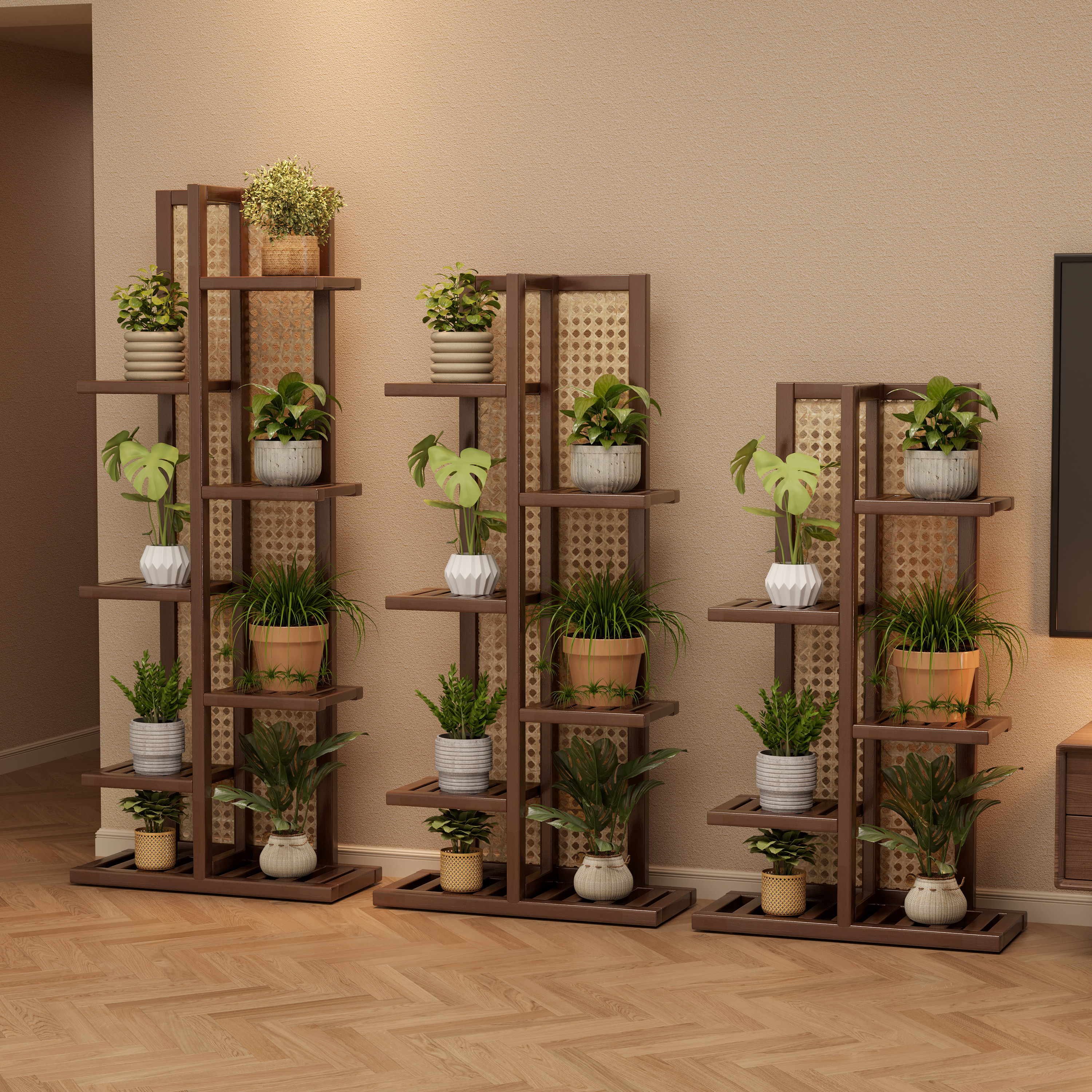 阳台花架子客厅落地式花盆置物架多层不占地方的多肉绿植物摆放架