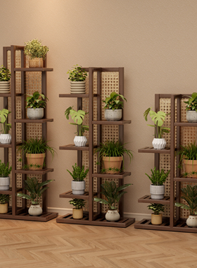 阳台花架子客厅落地式花盆置物架多层不占地方的多肉绿植物摆放架