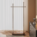 家用衣架落地卧室挂衣架可移动中古衣帽架2025新款 收纳挂衣服架子