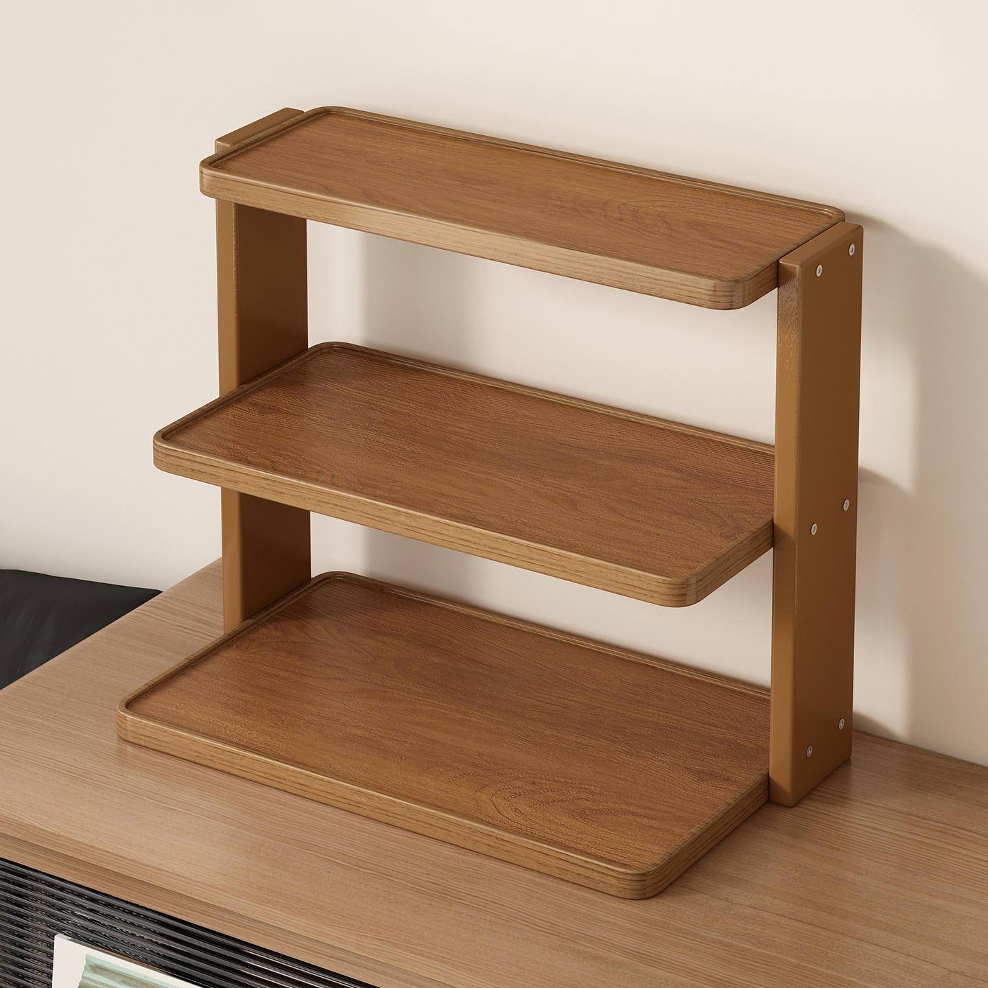 杯子收纳置物架桌面水杯架吧台咖啡茶杯家用玄关高级餐桌整理架子