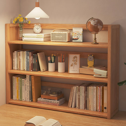 桌面置物架桌上书架小型实木架子