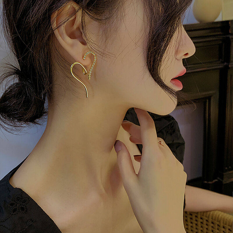 月随人925银耳环女新款潮耳钉韩国气质网红夸张耳饰简约前后爱心怎么看?