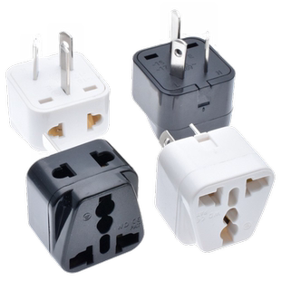 一转二 两脚转三脚 3孔变2孔转换器 国标澳标转换插头 澳洲新西兰