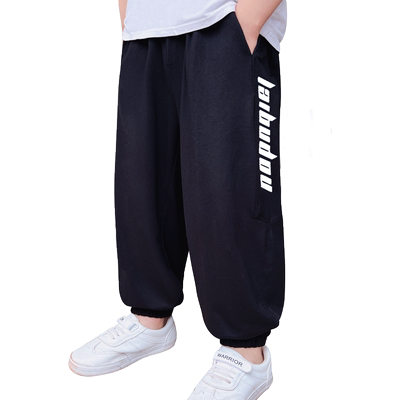 胖童运动裤春秋薄款宽松休闲裤子