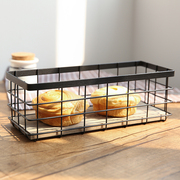 giá để đồ chơi cho bé Zakka rèn sắt để bàn giỏ lưu trữ mỹ phẩm ký túc xá đồ lặt vặt giỏ lưu trữ giá hoàn thiện giỏ cần thiết hàng ngày - Trang chủ kệ tủ bếp thông minh