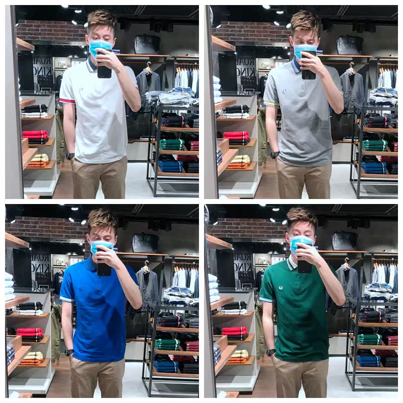 ¡¾º£¹ê¡¿Ïã¸Û´ú¹ºit fred perry 18´ºÄÐ ´ÌÐåÂóËë±êÌõÎÆÁìPOLOÉÀ