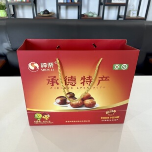 承德特产神栗精选有机熟制开口板栗仁甘栗仁800g礼盒装 年货送礼