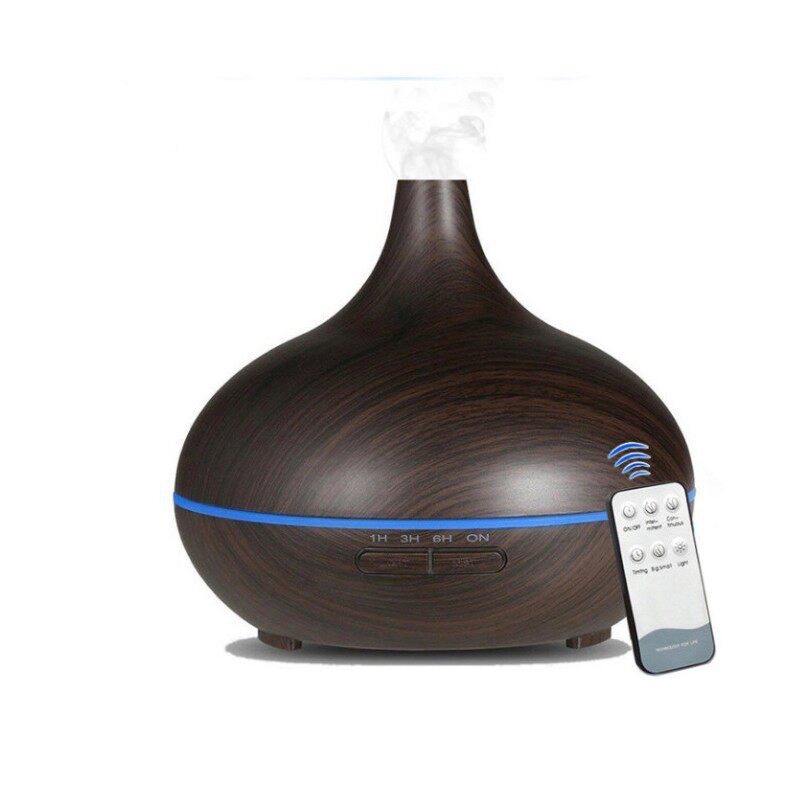 超声波木纹七彩加湿器家